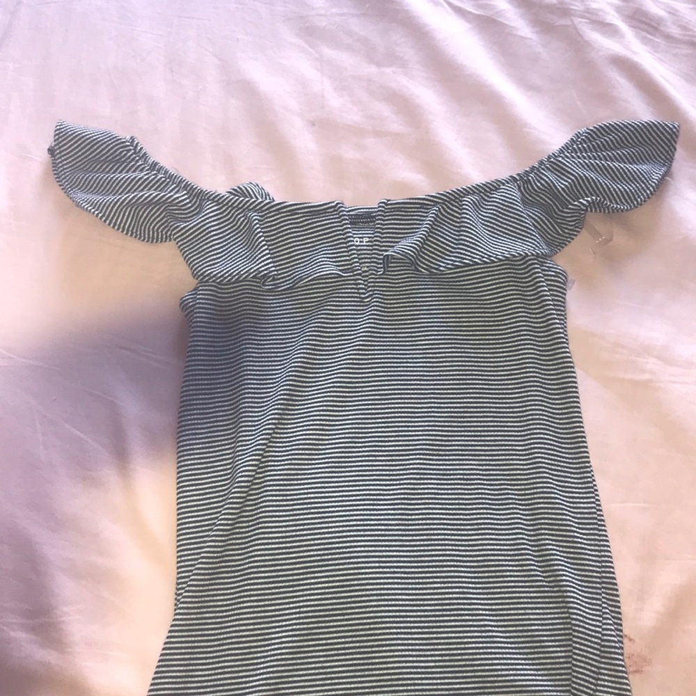 Black and white striped T-shirt
